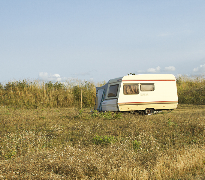 Terrain de camping pour tente ou caravane sur les dunes de Guissény