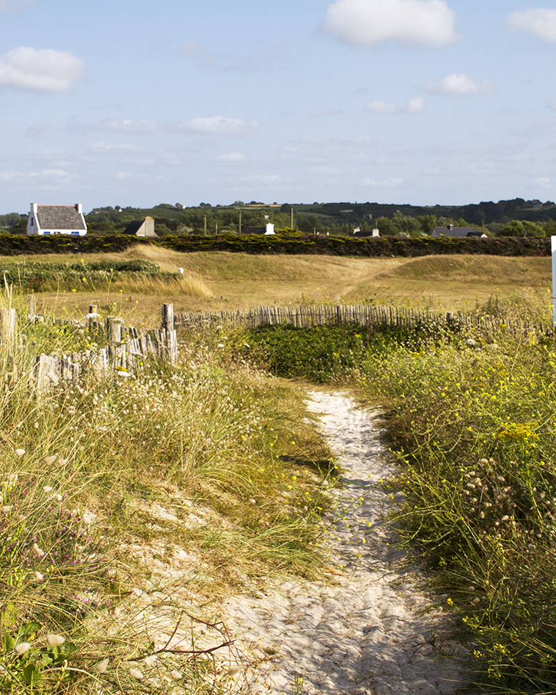 Dunes du Curnic à Guissény dans le Finistère nord