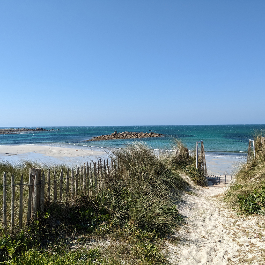 Plage du Curnic à Guissény